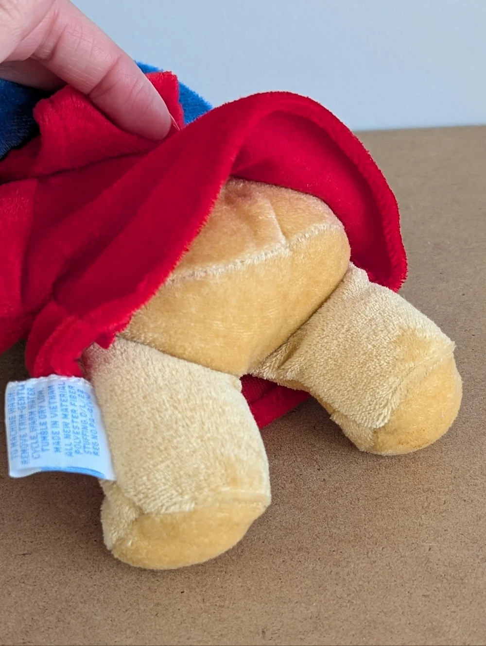 Vintage Eden Toys Paddington Bear Plush Toy, Red Coat & Blue Hat - Picture 7 of 10